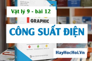 Công thức tính Công suất điện, Công suất định mức, ý nghĩa số Oát trên các dụng cụ điện - Vật lý 9 bài 12